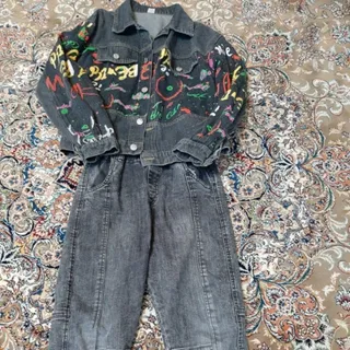 کت لی شلوارلی کاپشن هودی