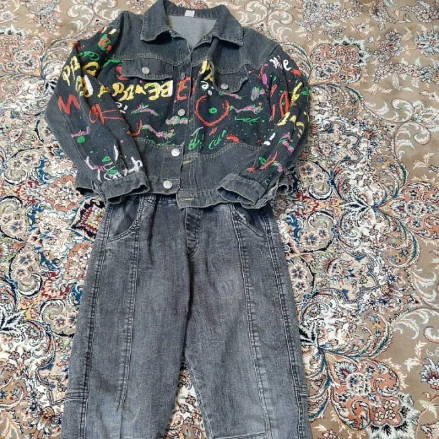 کت لی شلوارلی کاپشن هودی