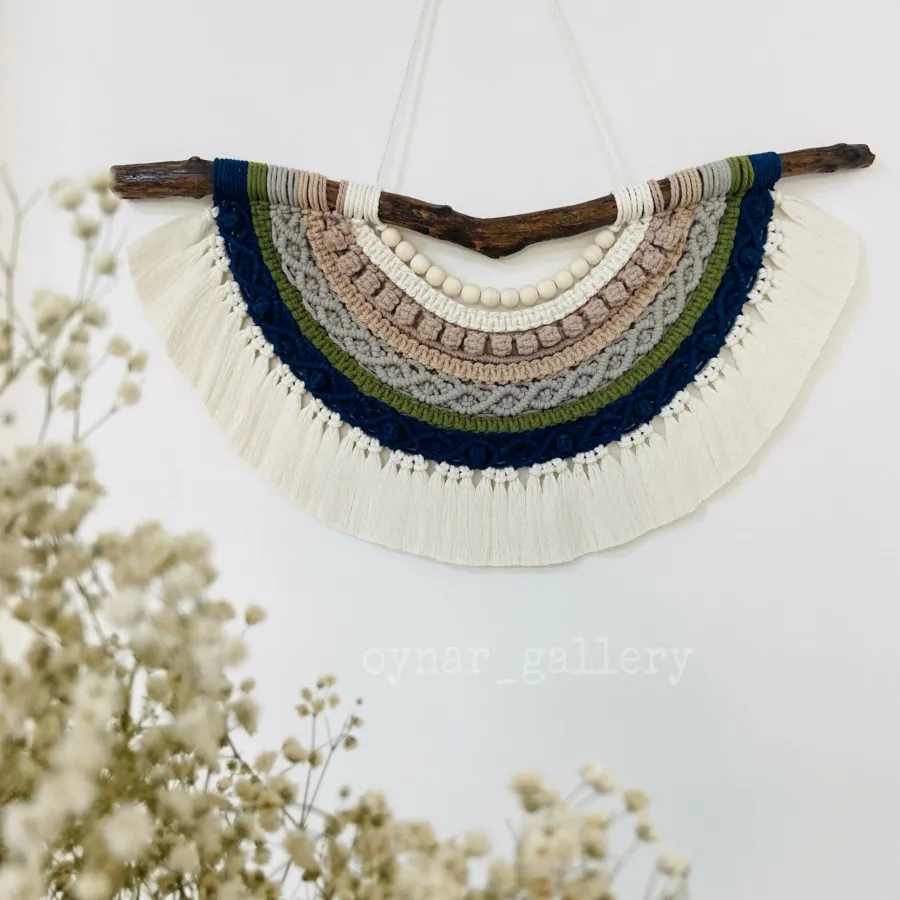 دیوارکوب مکرومه