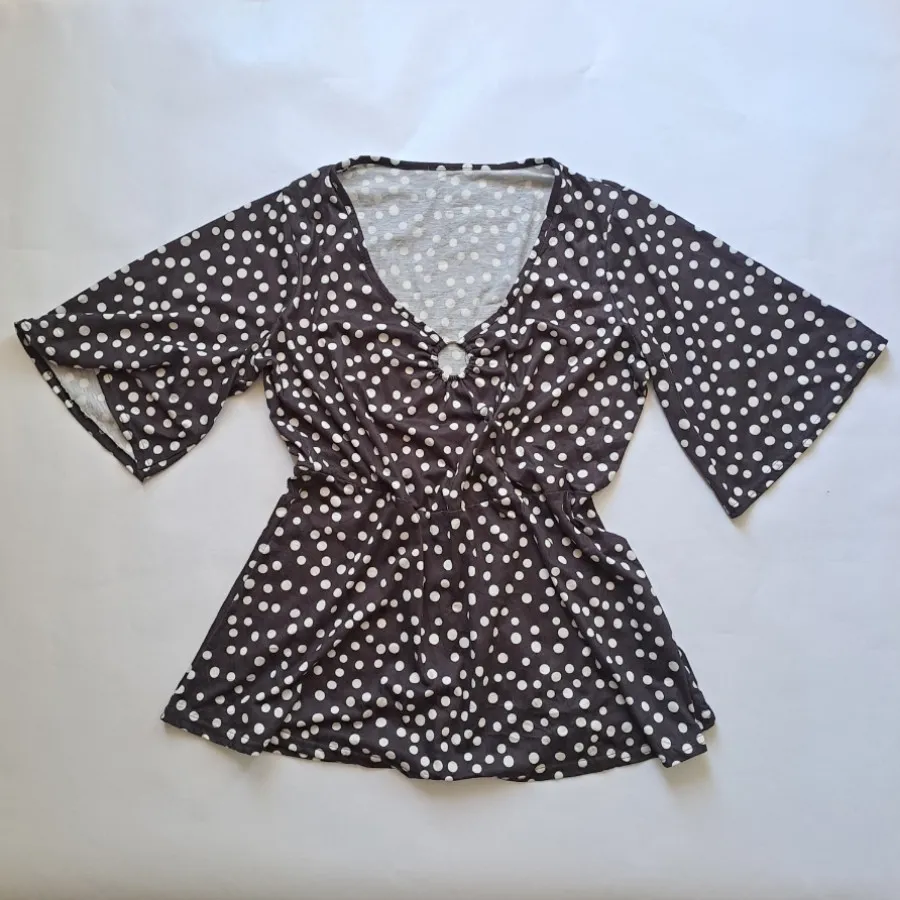 شومیز توپ توپی سیاه سفید