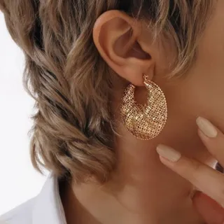 گوشواره طرح طلا?