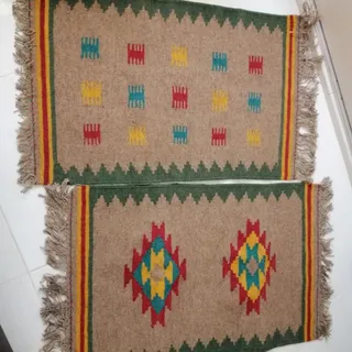 گلیم دست بافت پشم