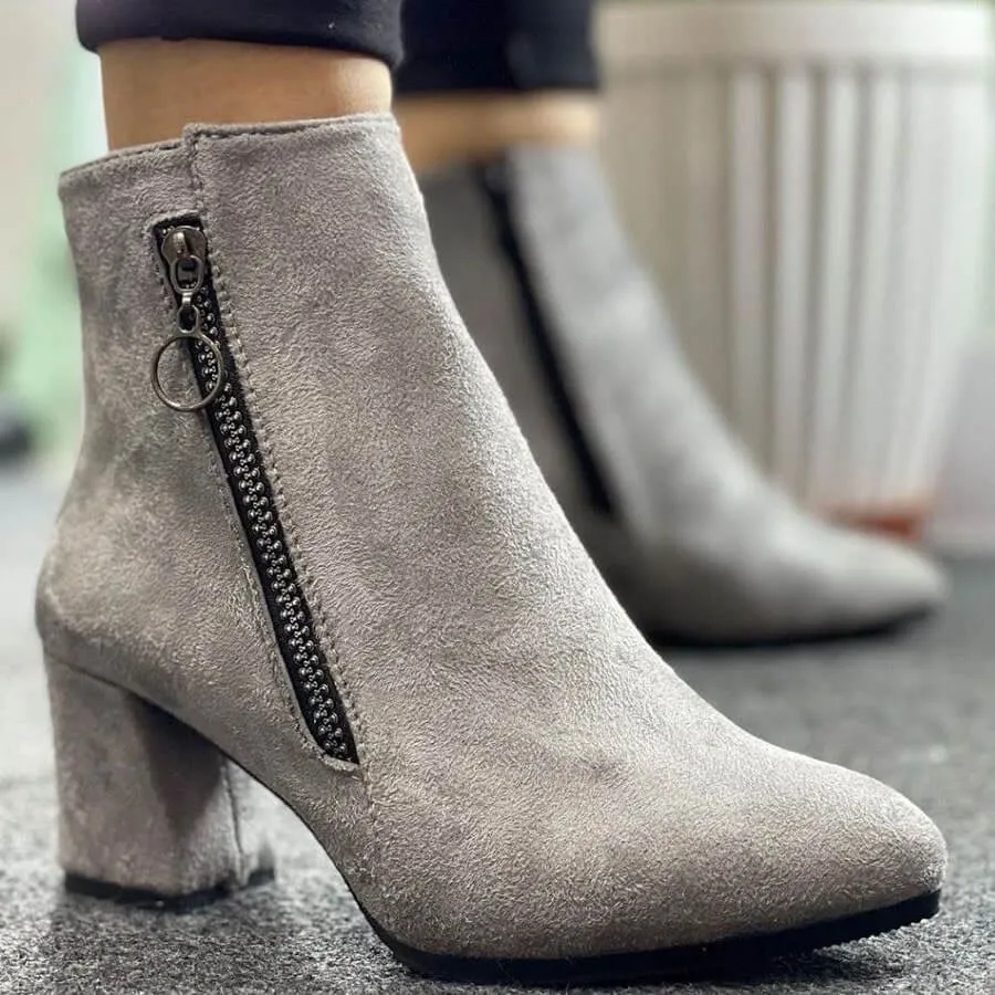 نیم بوت زنانه پاشنه دار