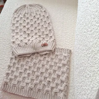 شال و کلاه رینگی و دستکش