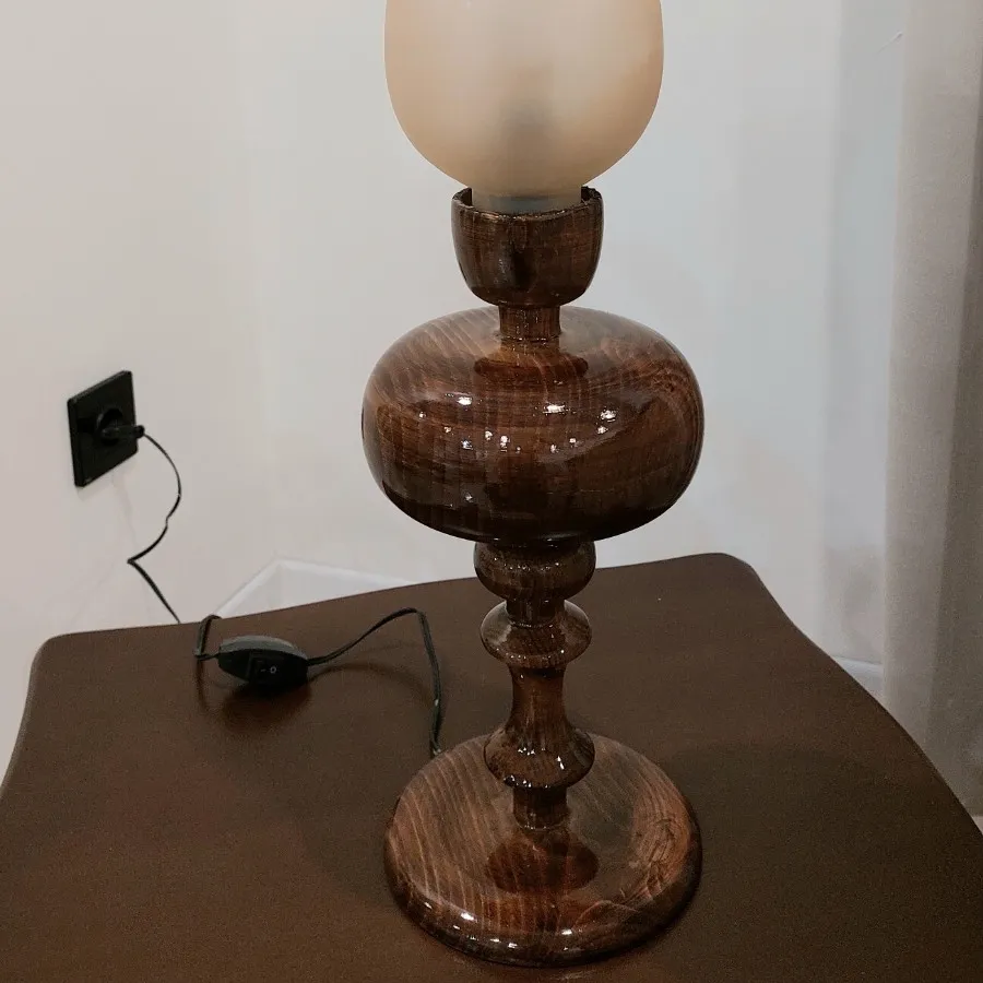 شمعدان چوبی انتیک