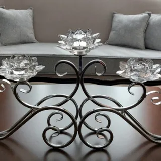 جاشمعی کریستال 5 شعله