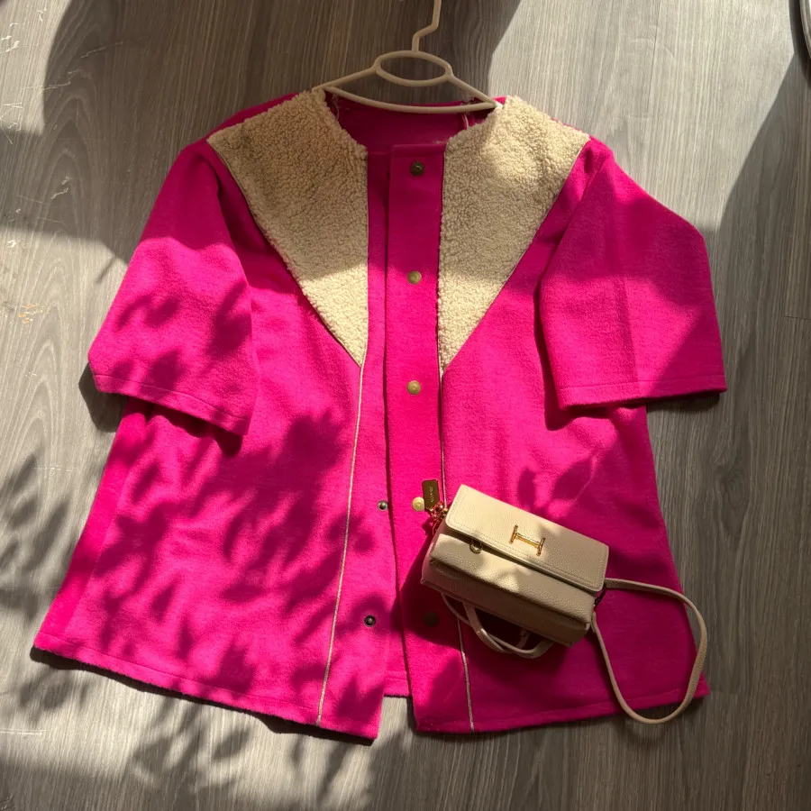 پالتو صورتی خزدار تدی