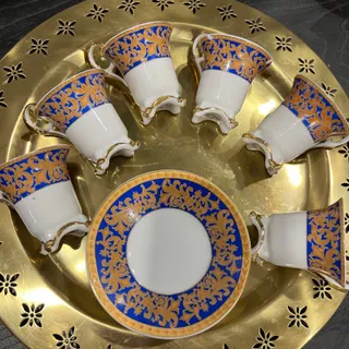 ست 12 پارچه خارجی طلاکوب