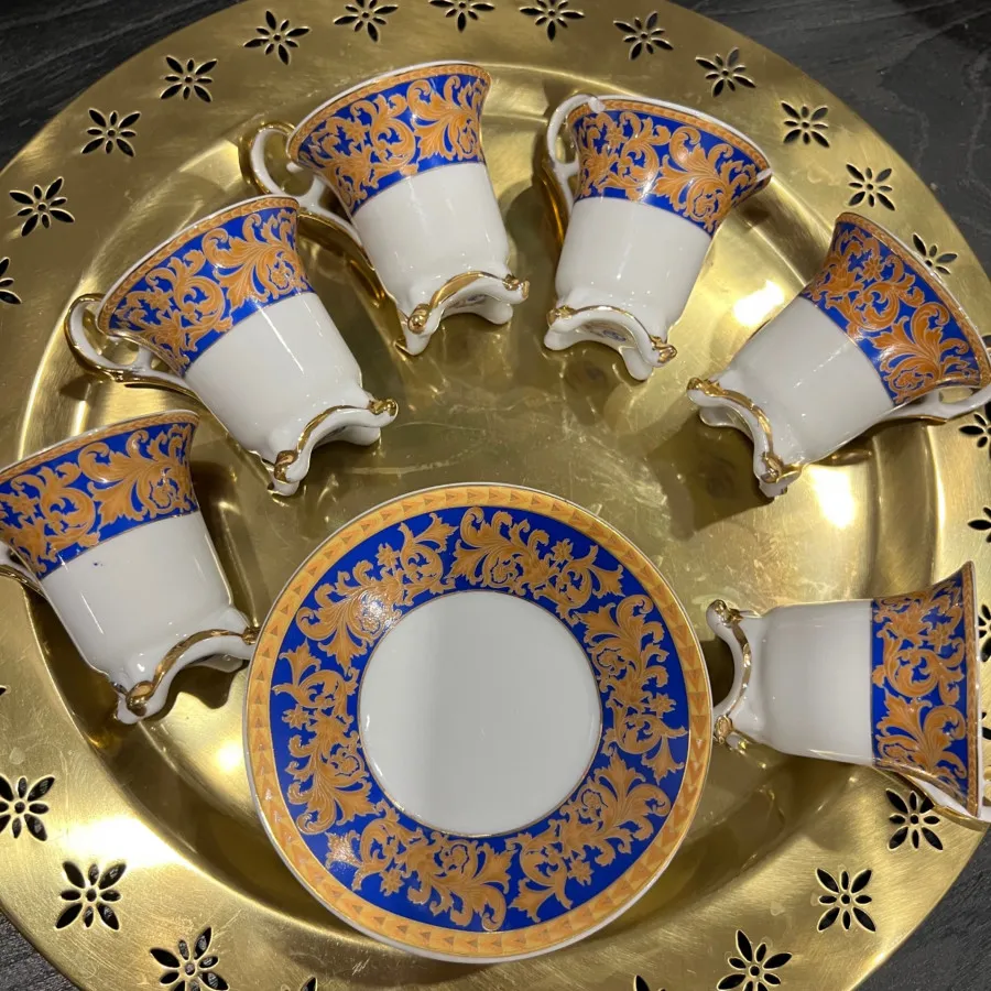 ست 12 پارچه خارجی طلاکوب