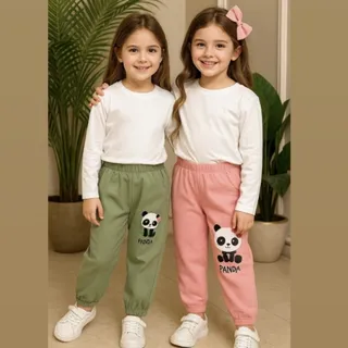 شلوار کتان دخترانه