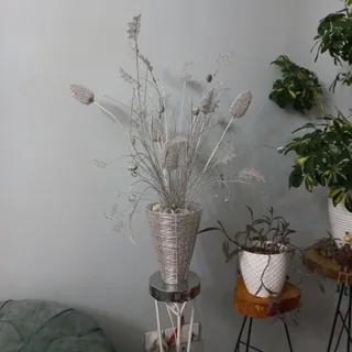 آباژور فلزی طرح گلدان