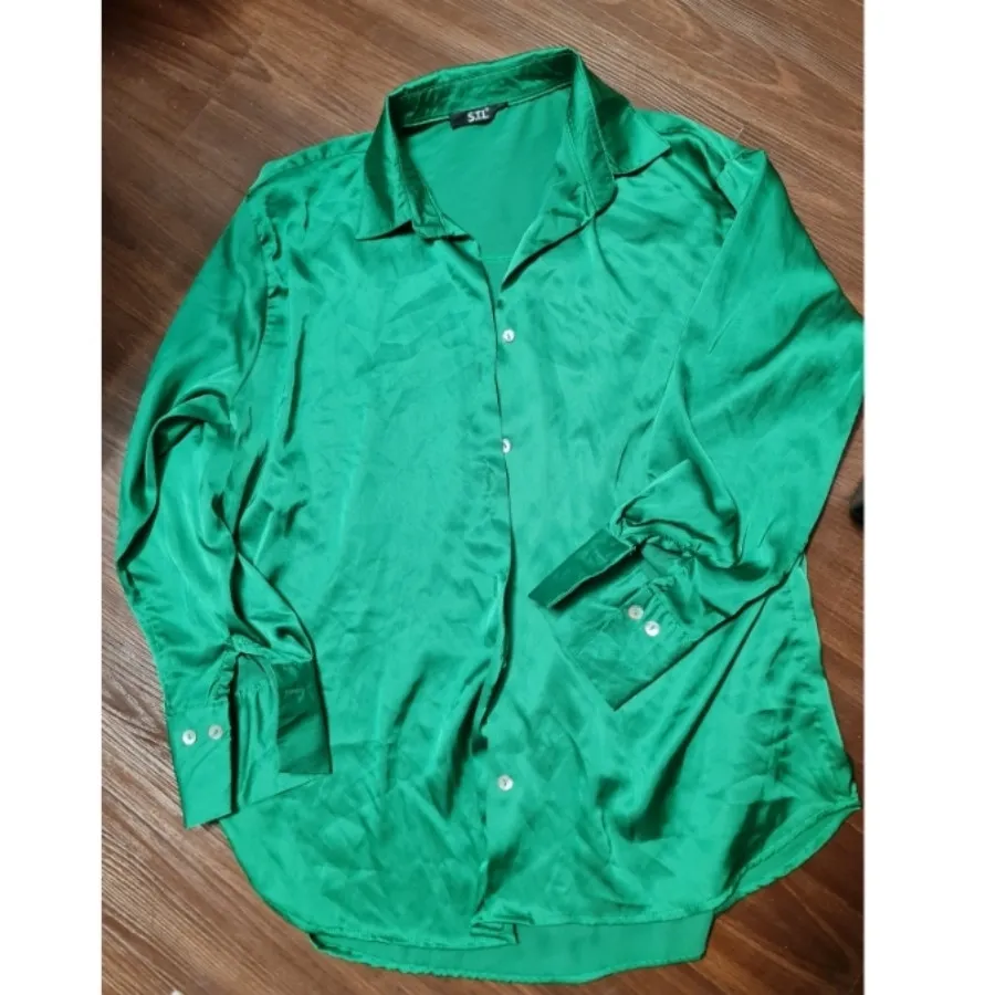 شومیز ساتن ترک