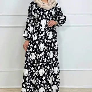 پیراهن نخی بلند