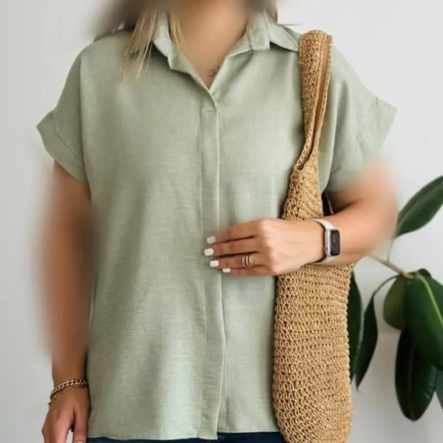 شومیز آستین کوتاه صوفیا