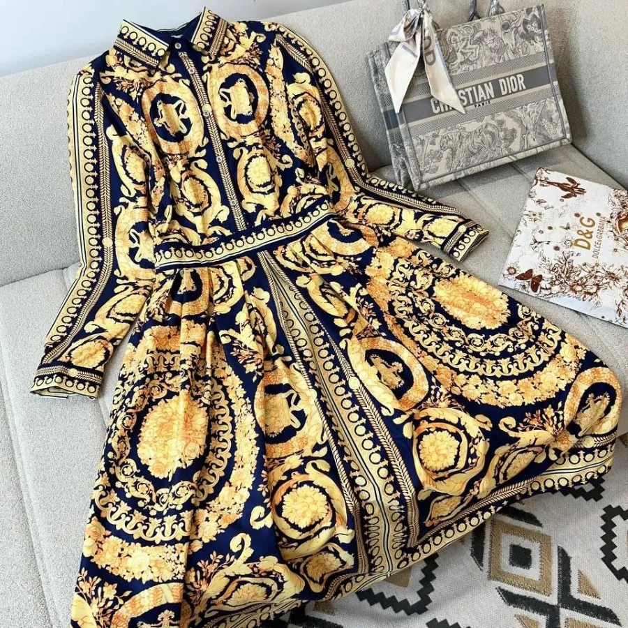 تونیک ورساچه جنس کرپ ساتن