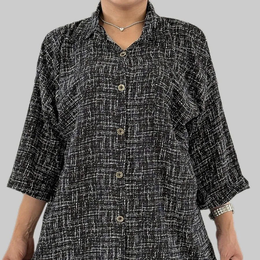 شومیز مانتویی جلوباز