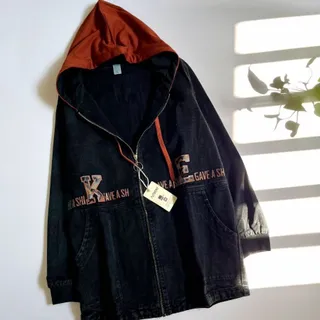 سویشرت جنس جین گرم مارک