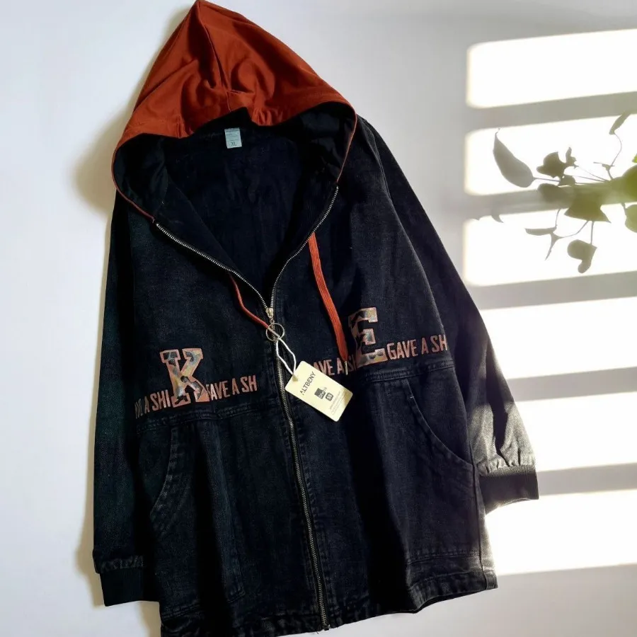 سویشرت جنس جین گرم مارک