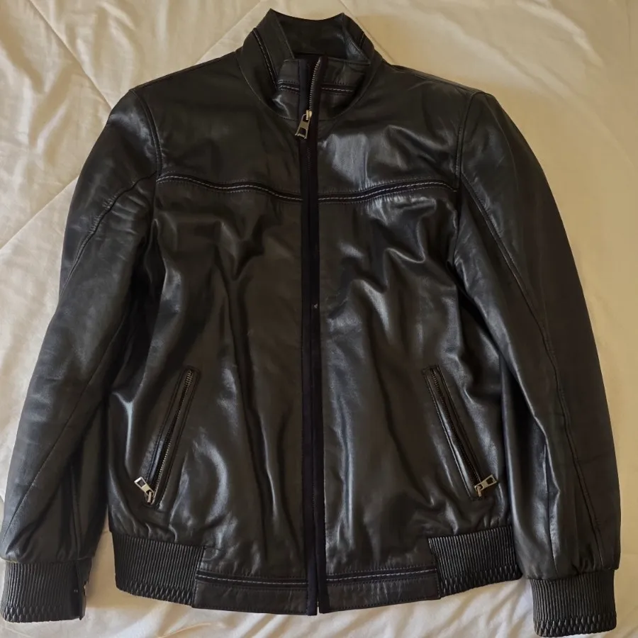 کاپشن چرم ترک