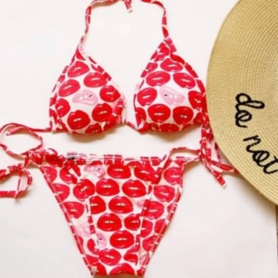 ست بیکینی طرح لب