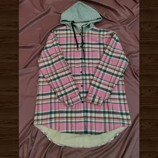 سویشرت چهارخونه بلند‌