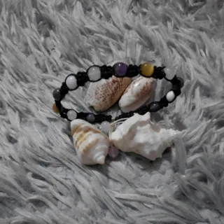 دستبند بافت و سنگ