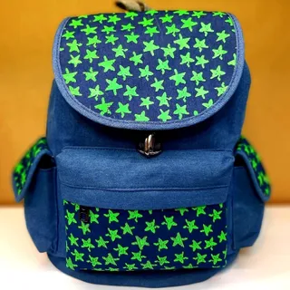 کوله پشتی جین ستاره‌ای