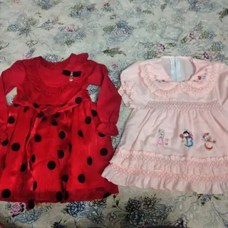 دوعددپیراهن  دخترانه