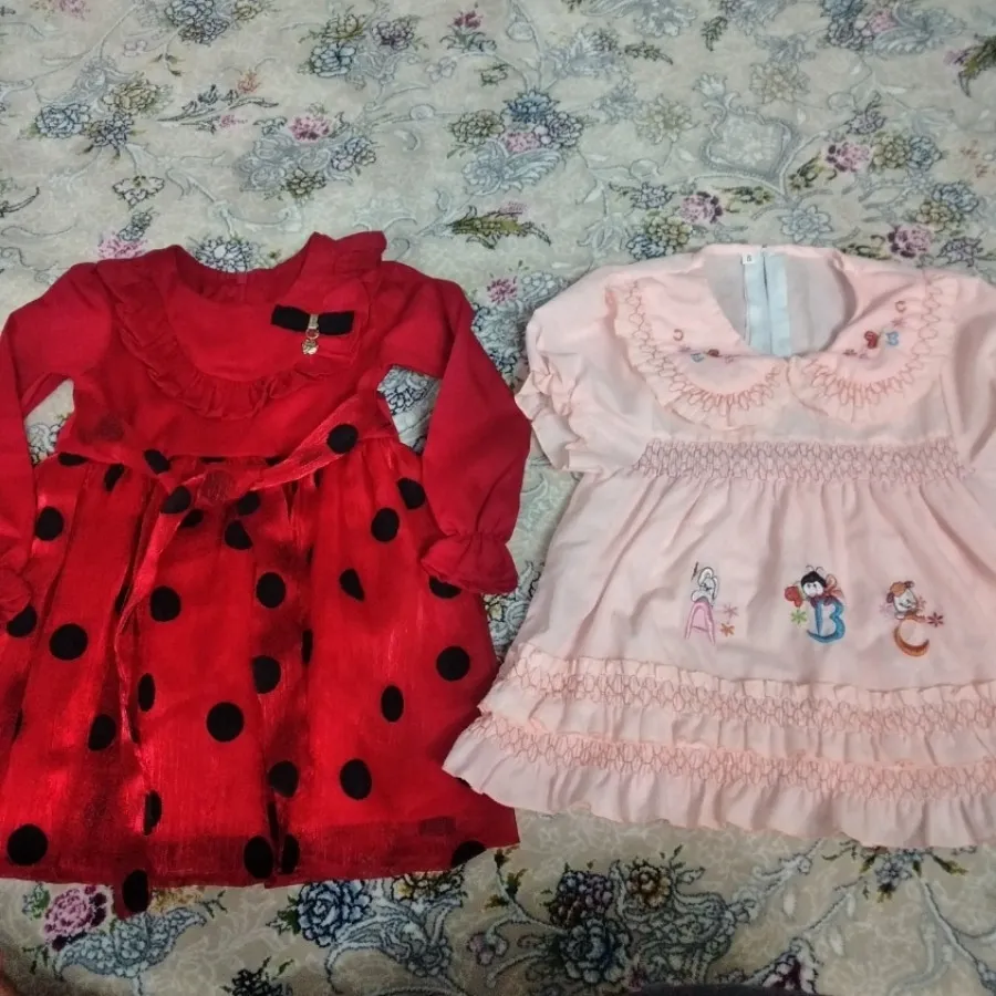 دوعددپیراهن  دخترانه