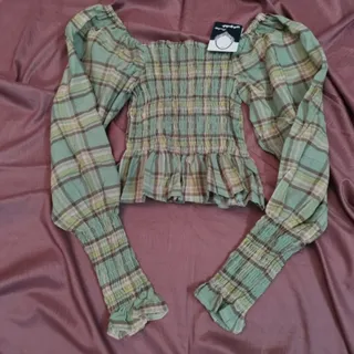 بلوز چهارخونه مچ کشی