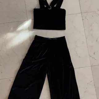 ست کراپ شلوار