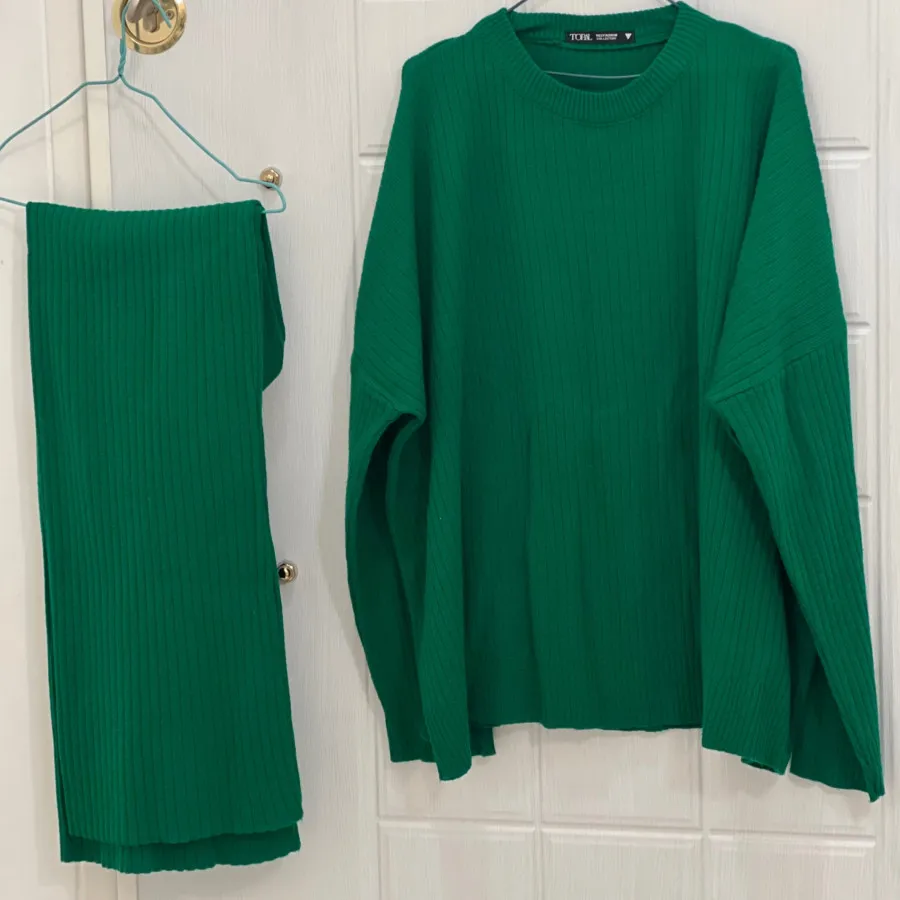 ست بلوز شلوار بافت