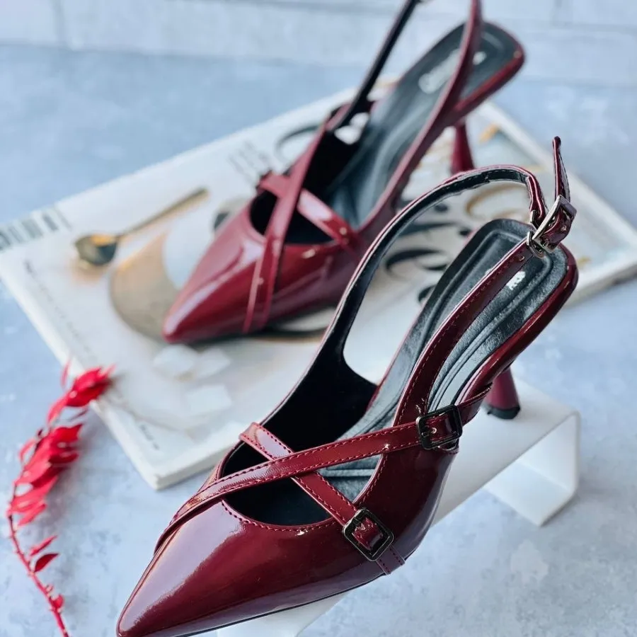 کفش پاشنه 8سانت  شیک زنان