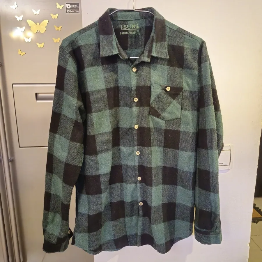 مانتو شومیز پشمی چهارخونه