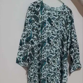 پیراهن نخی بلند