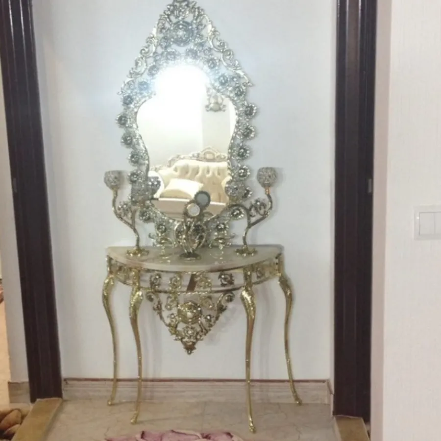 آینه و کنسول برنز