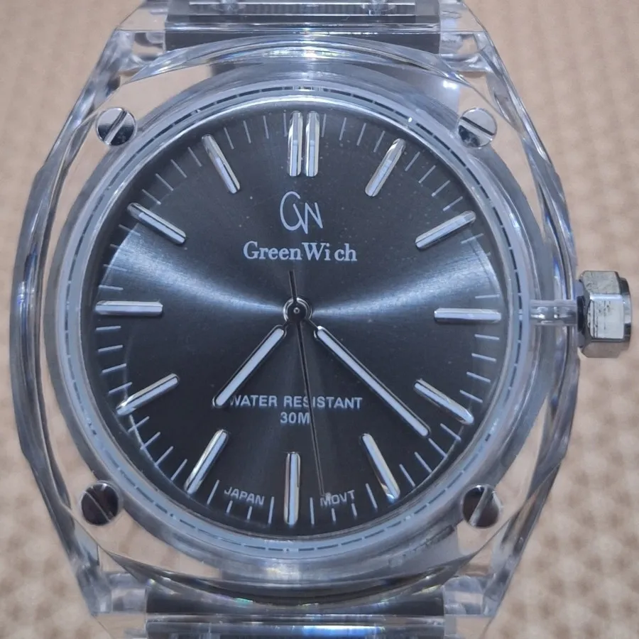 ساعت مردانه گرینویچ شفاف