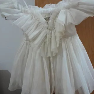 پیراهن حریر عروسکی مجلسی