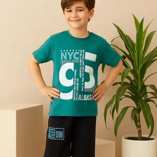 تیشرت شلوارک پسرانه