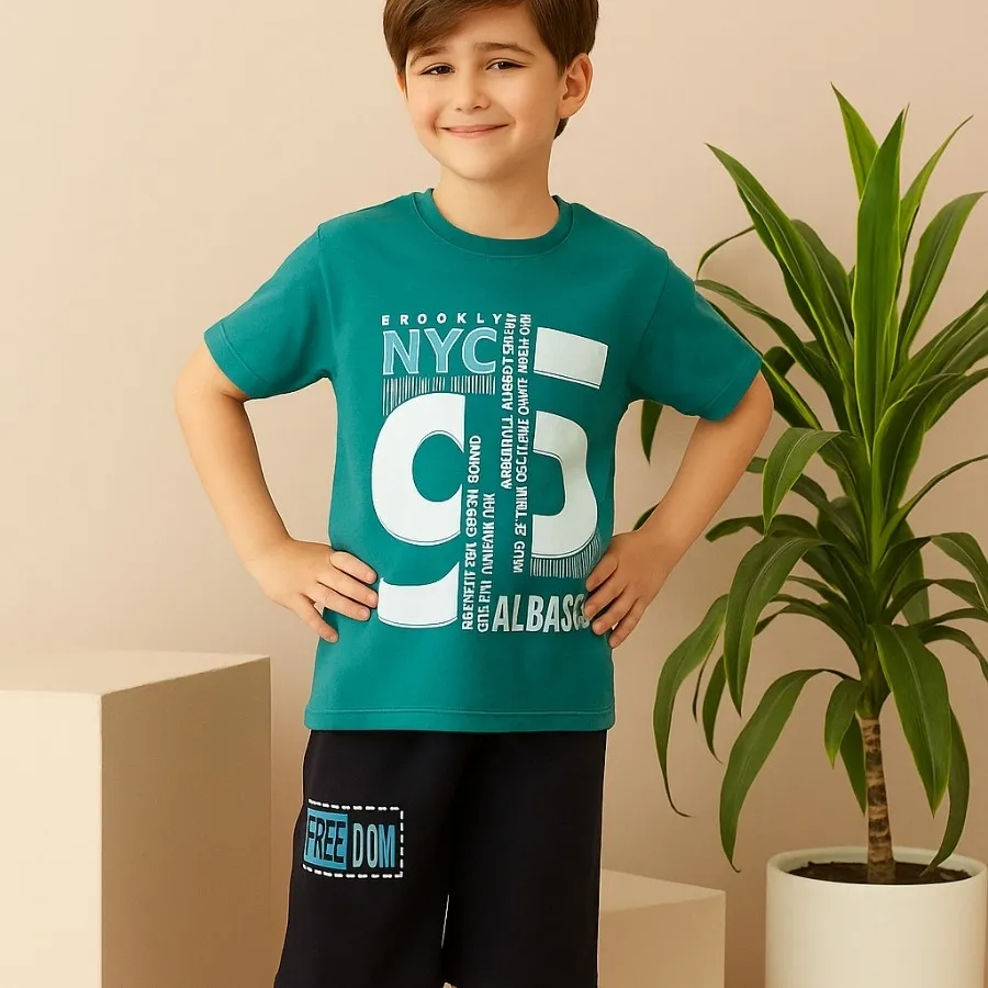 تیشرت شلوارک پسرانه