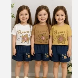 تیشرت شلوارک جین