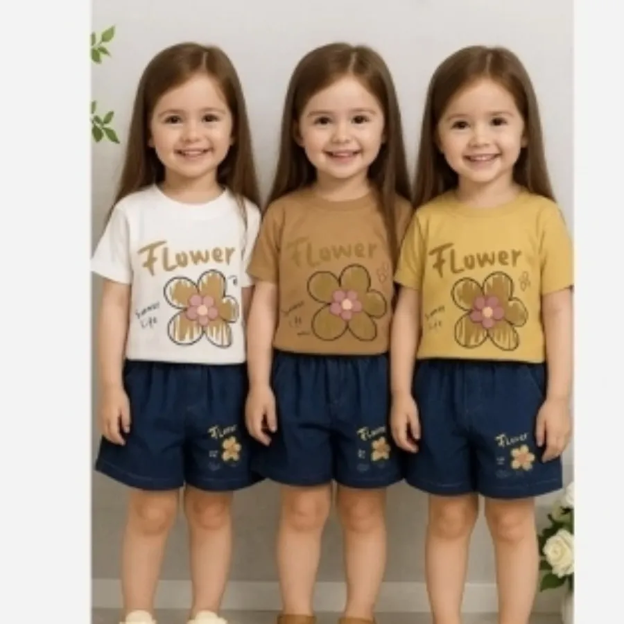 تیشرت شلوارک جین