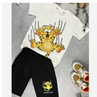 تیشرت شلوارک کتان