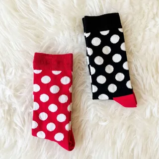 2 جفت جوراب خالدار کیوت