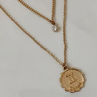 گردنبند دو لاین زیبا 0