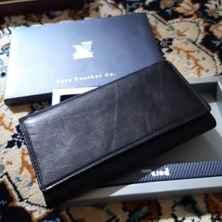 کیف پول چرم مشکی