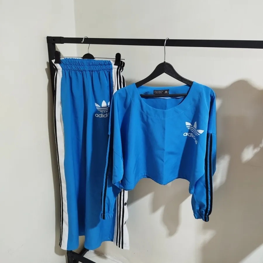 ست کراپ و شلواربگ adidas