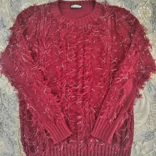 بلوز بافت لمه دار