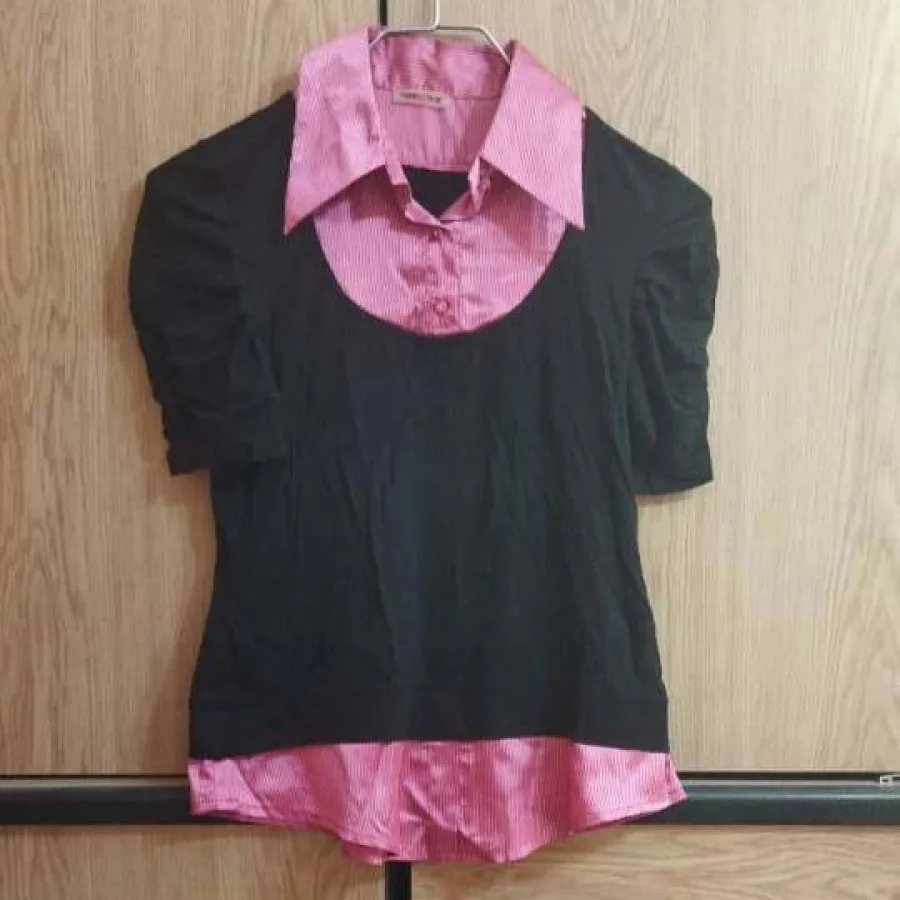 بلوز نخی دورنگ2504050