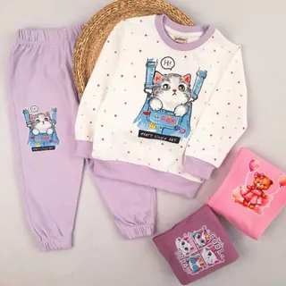 بلوز شلوار سه طرح فانتزی